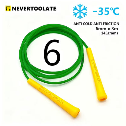 NeverTooLate™ ProSpeed Jump Rope – Lightweight, Durable &amp; Fast